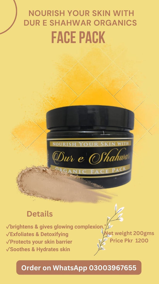 Dure Shahwar Organic Face Pack